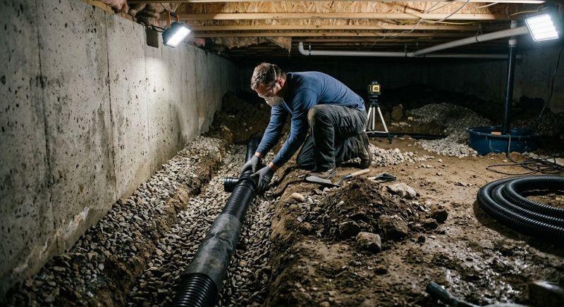 Exterior Drain Installation in Tuscaloosa, AL