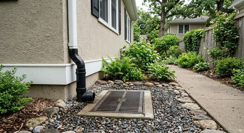 Underground Drain Installation in Tuscaloosa, AL